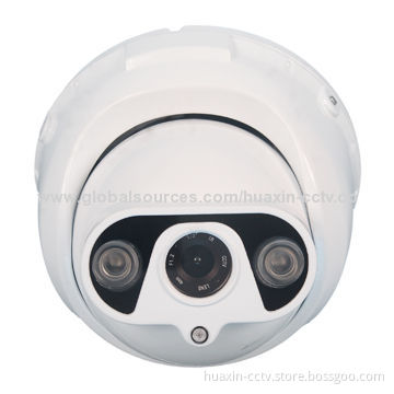 Metal Dome Cameras with 420 to 1,200TVL Resolution and 30m IR Distance